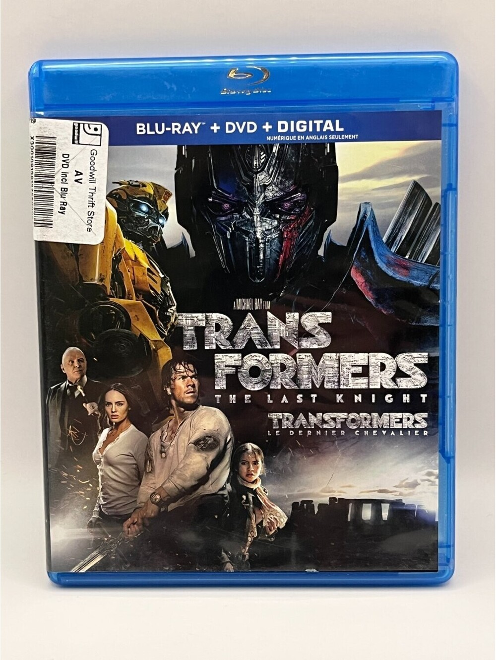 Transformers: The Last Knight Blu-ray + Special Features Blu-ray 2-Disc Set